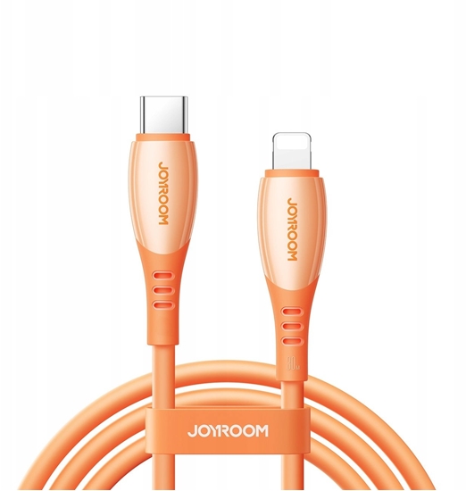 Picture of Kabel USB Joyroom Kabel Joyroom S-A59 Vibrant Series 30W USB-C - Lightning 1,2m - pomaraczowy