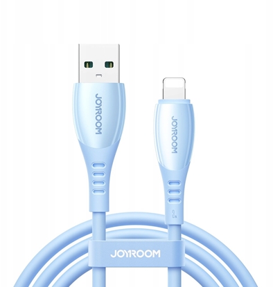 Attēls no Kabel USB Joyroom Kabel Joyroom S-A59 Vibrant Series 3A USB-A - Lightning 1,2m - niebieski