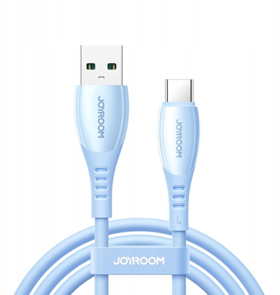 Attēls no Kabel USB Joyroom Kabel Joyroom S-A59 Vibrant Series 3A USB-A - USB-C 1,2m - niebieski