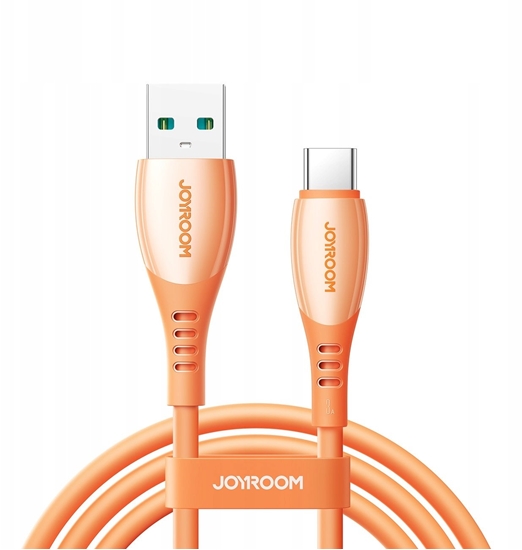 Picture of Kabel USB Joyroom Kabel Joyroom S-A59 Vibrant Series 3A USB-A - USB-C 1,2m - pomaraczowy