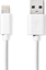 Изображение Kabel USB Nedis Lightning - USB-A 1 m Biay (CCGL39300WT10)