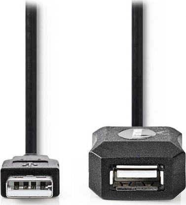 Picture of Kabel USB Nedis USB-A - USB-A 10 m Czarny (CCGL60EXTBK100)