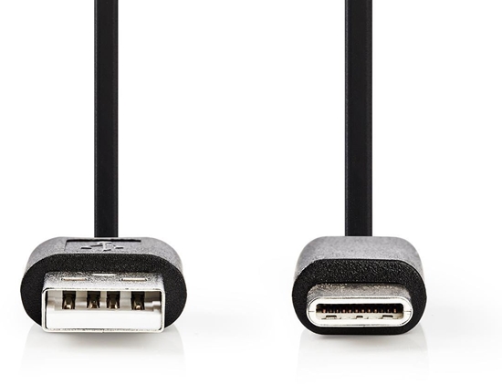 Picture of Kabel USB Nedis USB-C - USB-A 3 m Czarny (CCGB60600BK30)