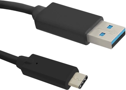 Изображение Kabel USB Qoltec USB-A - USB-A 1.5 m Czarny (50492)
