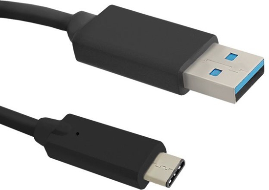 Picture of Kabel USB Qoltec USB-A - USB-C 1.2 m Czarny (50491)