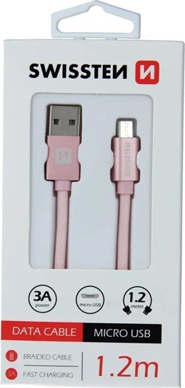 Picture of Kabel USB Swissten USB-A - micro-B 1.2 m Zoty (71522204)