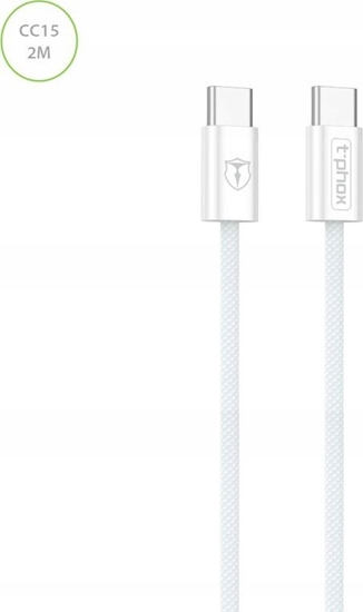 Picture of Kabel USB T-Phox USB-C - USB-C 2 m Biay (TPRZ008329)
