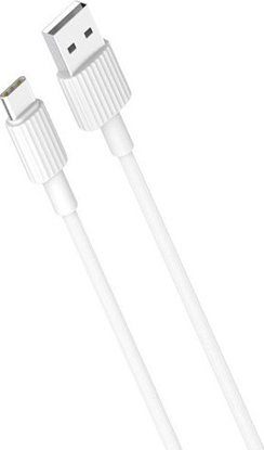 Изображение Kabel USB XO USB-A - USB-C 1 m Biay (8_2260062)