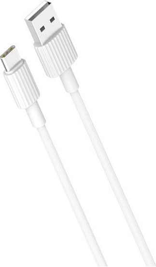 Изображение Kabel USB XO USB-A - USB-C 1 m Biay (8_2260062)