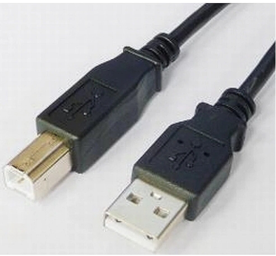 Picture of Kabelis Brackton USB Male - USB Male B 1.8m Black