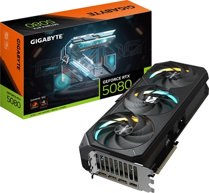 Изображение Karta graficzna Gigabyte GeForce RTX 5080 Gaming 16GB GDDR7 DLSS4 (GV-N5080GAMING-16GD)