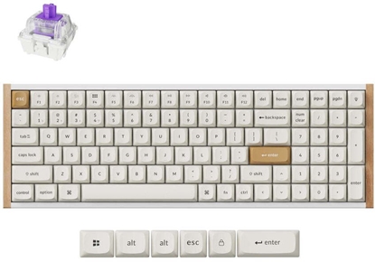 Attēls no KEYBOARD WRL K4 HE SPECIAL ED/WHITE K4H-Q1 KEYCHRON