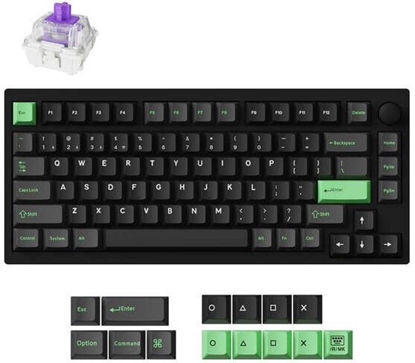 Attēls no KEYBOARD WRL P1 HE RGB/BLACK P1H-M1Z KEYCHRON