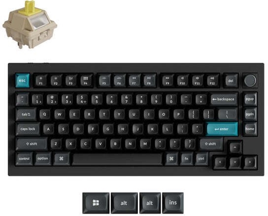 Picture of KEYBOARD WRL Q1 ULTRA/BLACK Q1U-M4 KEYCHRON
