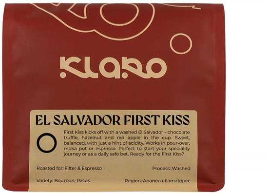 Изображение Klaro - kawa ziarnista Salwador First Kiss Omniroast 250 g