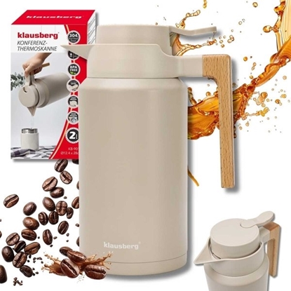 Изображение Klausberg TERMOS DZBANEK KONFERENCYJNY NA KAW HERBAT 2L KLAUSBERG KB-9014