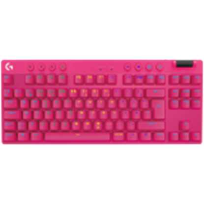Изображение Klaviatūra Logitech G Pro X TKL Lightspeed Tactile Magenta