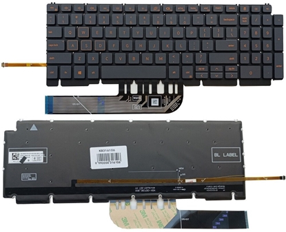 Изображение Dell Klawiatura DELL G15 5510 z podwietleniem US