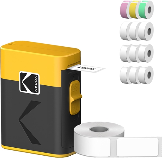 Изображение Kodak M50 Label Era Instant Label Printer Cartridge Bundle ( + 13 Rolls) Yellow