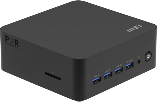 Изображение Komputer MSI MSI PC Cubi Z AI 8M-008BEU, R5 8645HS, N/A, N/A SSD, N/A, No OS, Black