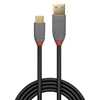Изображение Lindy 0.5m USB 3.2 Type A to C Cable, 5A PD, Anthra Line