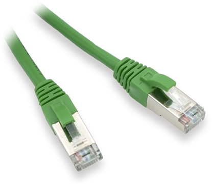 Picture of Lynx CS Patchcord, Cat 5e, FTP, PVC, CCA, 0.1m, zielony, 10 szt. (LX-FTP5E-0010-GREEN)