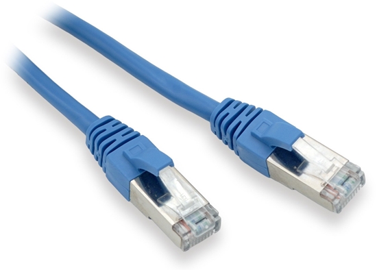 Picture of Lynx CS Patchcord, Cat 5e, FTP, PVC, CCA, 0.3m, niebieski, 10 szt. (LX-FTP5E-0030-BLUE)