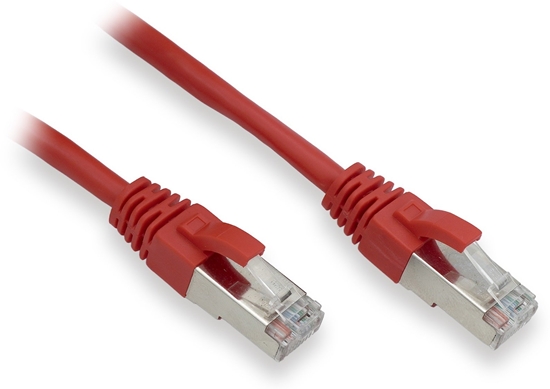 Picture of Lynx CS Patchcord, Cat 5e, FTP, PVC, CCA, 0.5m, czerwony, 10 szt. (LX-FTP5E-0050-RED)