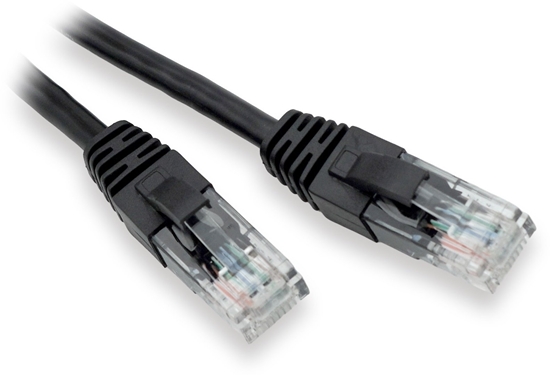 Изображение Lynx CS Patchcord, Cat 5e, UTP, PVC, CCA, czarny, 10m (LX-UTP5E-100-BLACK)