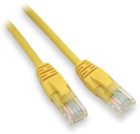 Изображение Lynx CS Patchcord, Cat 5e, UTP, PVC, CCA, óty, 1m, 10 szt. (LX-UTP5E-010-YELLOW)