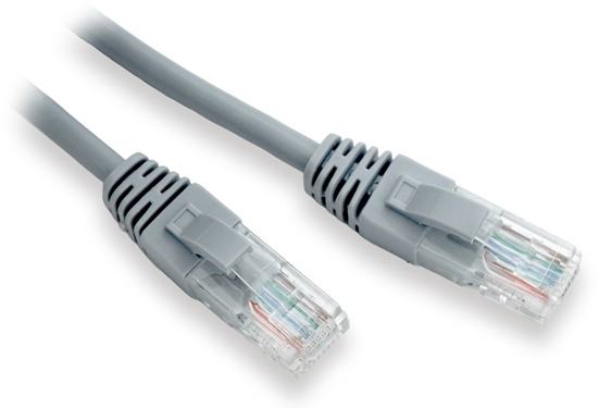 Picture of Lynx CS Patchcord, Cat 5e, UTP, PVC, CCA, szary, 3m (LX-UTP5E-030-GREY)