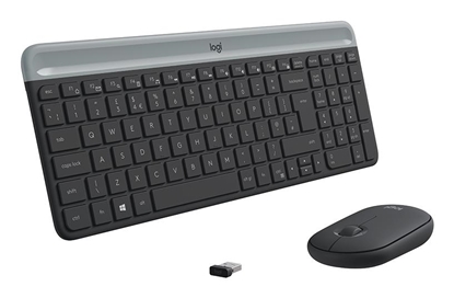 Attēls no Logitech MK470 Wireless Keyboard and Mouse Combo Graphite