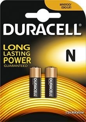 Picture of LR01 baterijas 1.5V Duracell Alkaline N/MN9100 iepakojumā 2 gb.