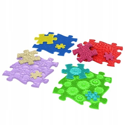 Picture of Mata Sensoryczna Ortopedyczna Gra Taktyczna Zestaw 13w1 Puzzle Muffik / Mfk-070
