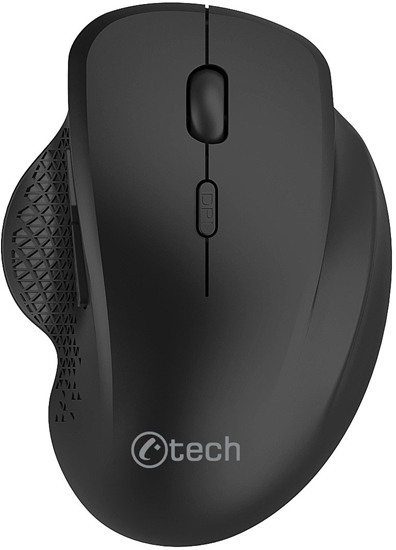 Picture of Mysz C-Tech C-TECH My WLM-14BK Dual mode wireless BT5.0 + 2,4GHz 1600DPI 6 tlaítek USB nano receiver black