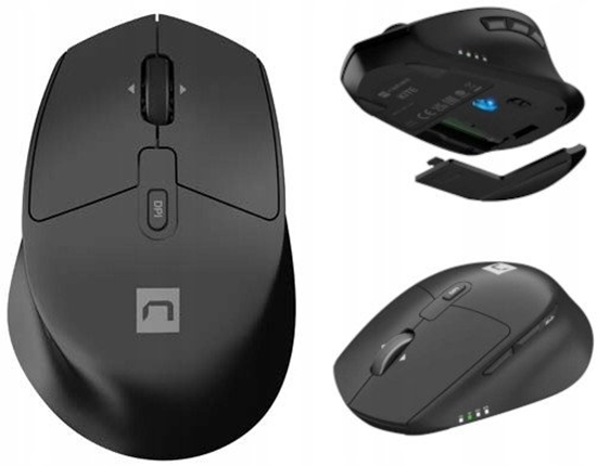 Picture of Mysz Natec MYSZ NATEC KITE BEZPRZEWODOWA 4000DPI CICHA TILT WHEEL CZARNA