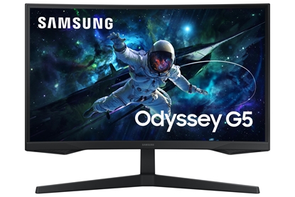 Изображение Monitors Samsung 27" Odyssey G5 Curved QHD