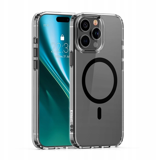Изображение Nakadka Etteri Color Mag do iPhone 15 Pro Max 6,7" czarna