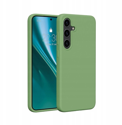 Attēls no Nakadka Etteri Silicone Case do Samsung Galaxy S25 Ultra jasnozielona