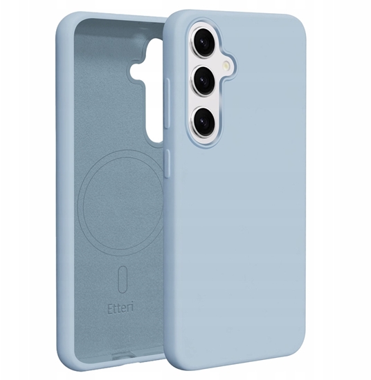 Изображение Nakadka Etteri Silicone Mag do Samsung Galaxy S25 jasnoniebieska