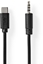 Picture of Nedis CCGL65950BK10 kabel audio 1 m USB C 3.5mm Czarny