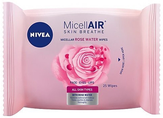 Picture of Nivea NIVEA_MicellAir Skin Breathe Rose Water Wipes chusteczki do demakijau 25szt