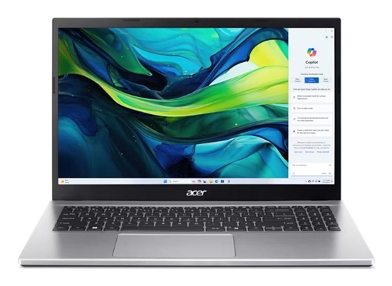 Picture of Notebook|ACER|Aspire|Go 15|CPU AMD RyzenT 5|5625U|2.3 GHz|15.6 "|1920 x 1080 pixels|RAM 16 GB|DDR4-SDRAM|SSD 512 GB|Discrete graphics Not available|On-board graphics Yes|Keyboard language Russian/English|OS installed Windows 11 Home|Colour Silver|Weight 