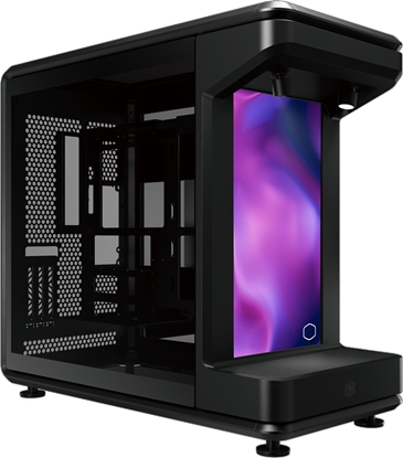 Attēls no Obudowa Cooler Master Cooler Master MasterFrame 360 STAGE LCD Full Tower Czarny, Przezroczysty