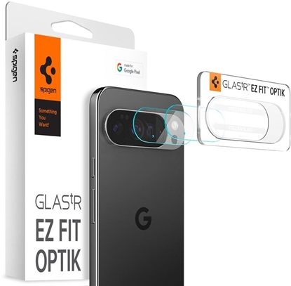 Изображение Ochrona na obiektyw aparatu Spigen Optik Glas.Tr do Google Pixel 10 Pro XL przezroczysty 2szt