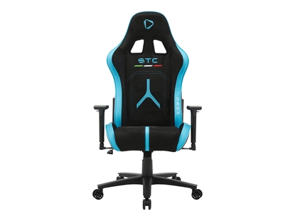 Attēls no Onex Air Suede; PVC; Nylon caster; Metal | Gaming chairs | STC Alcantara L Series | Black/Blue