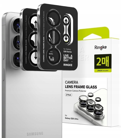 Изображение OSONA APARATU RINGKE CAMERA FRAME PROTECTOR 2-PACK GALAXY S26 ULTRA BLACK