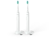 Picture of Philips 3000 series 3100 series HX3675/13 2-pack sonic electric toothbrushes - white
