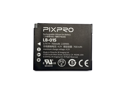 Picture of Pixpro LB-015 Lithium Ion Battery 3.7V 700mAh 2.59Wh
