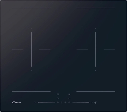 Picture of Pyta grzewcza Candy Hob CDTP644SC/E1 Induction Number of burners/cooking zones 4 Touch Timer Black